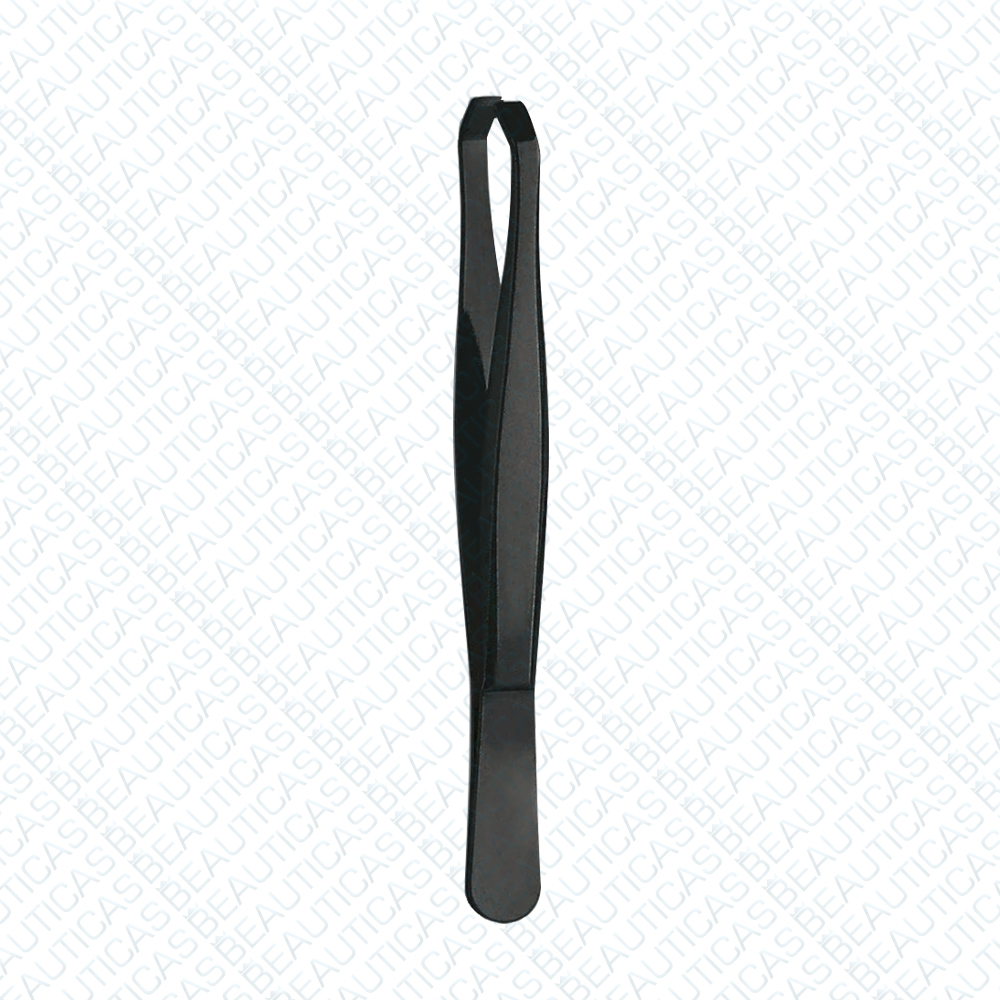 Professional Tweezers Bended - Titanium Black