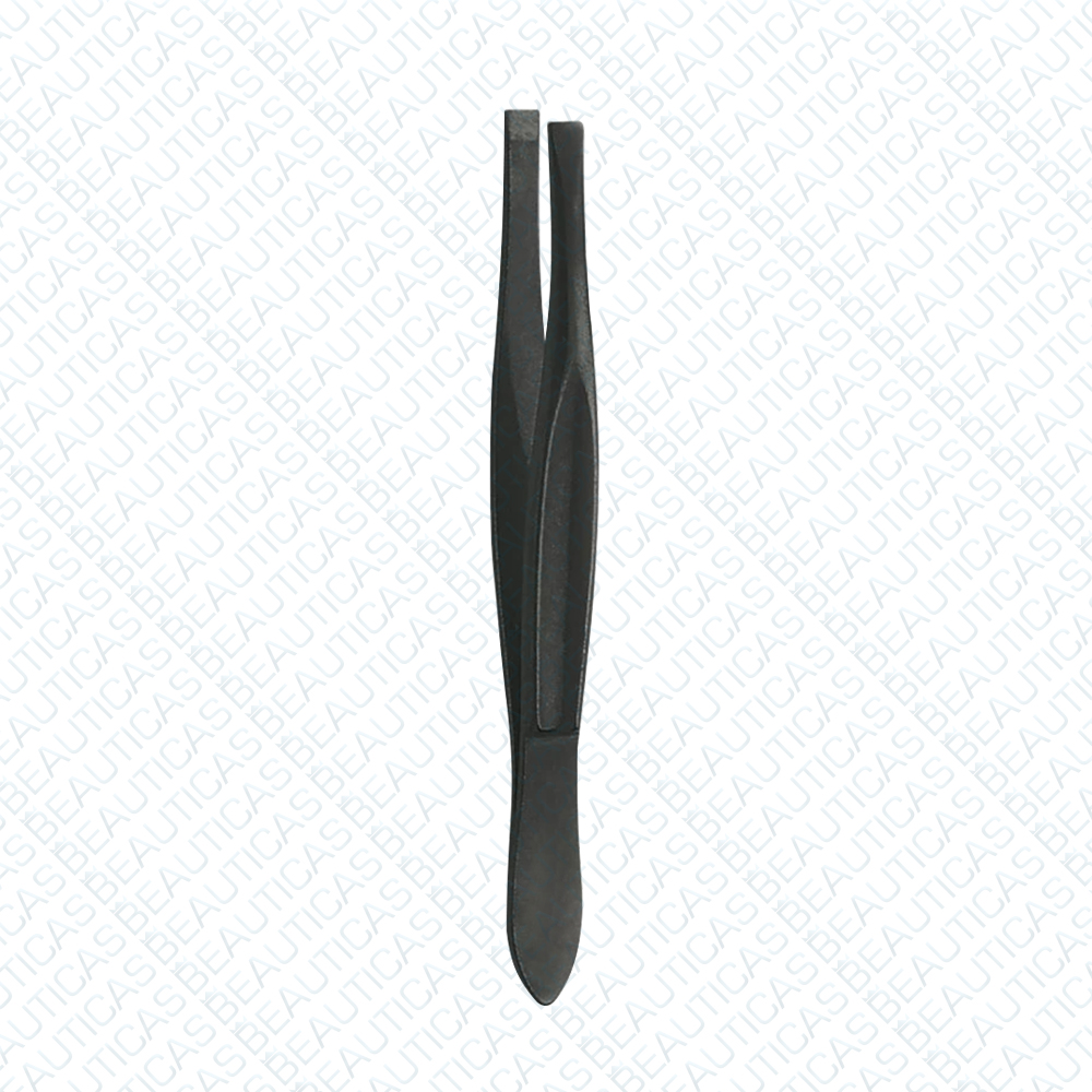 Professional Tweezers Straight - Titanium Black