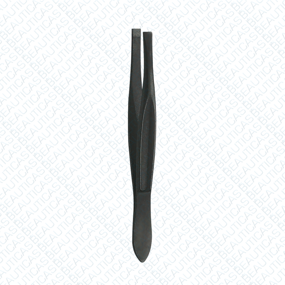 Professional Tweezers Straight - Titanium Black