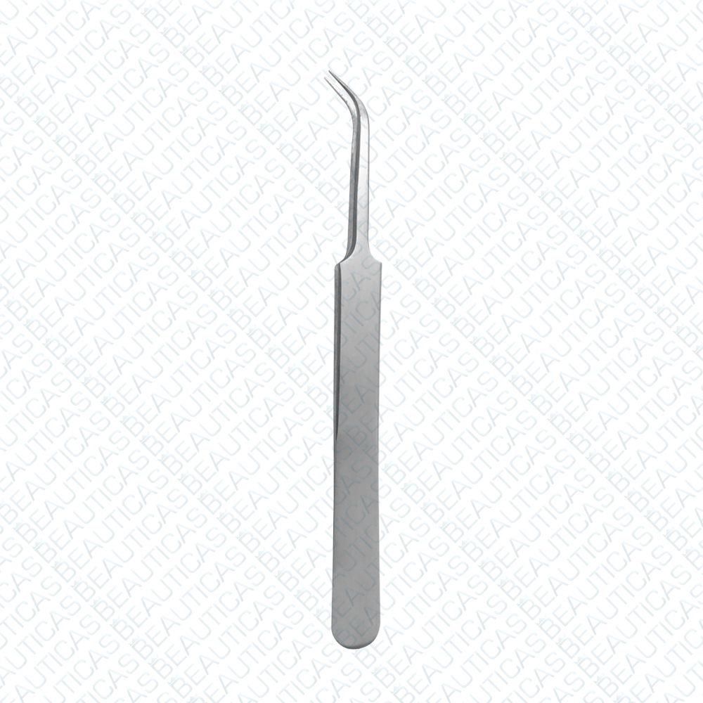 Semi Curved Eyelash Tweezers