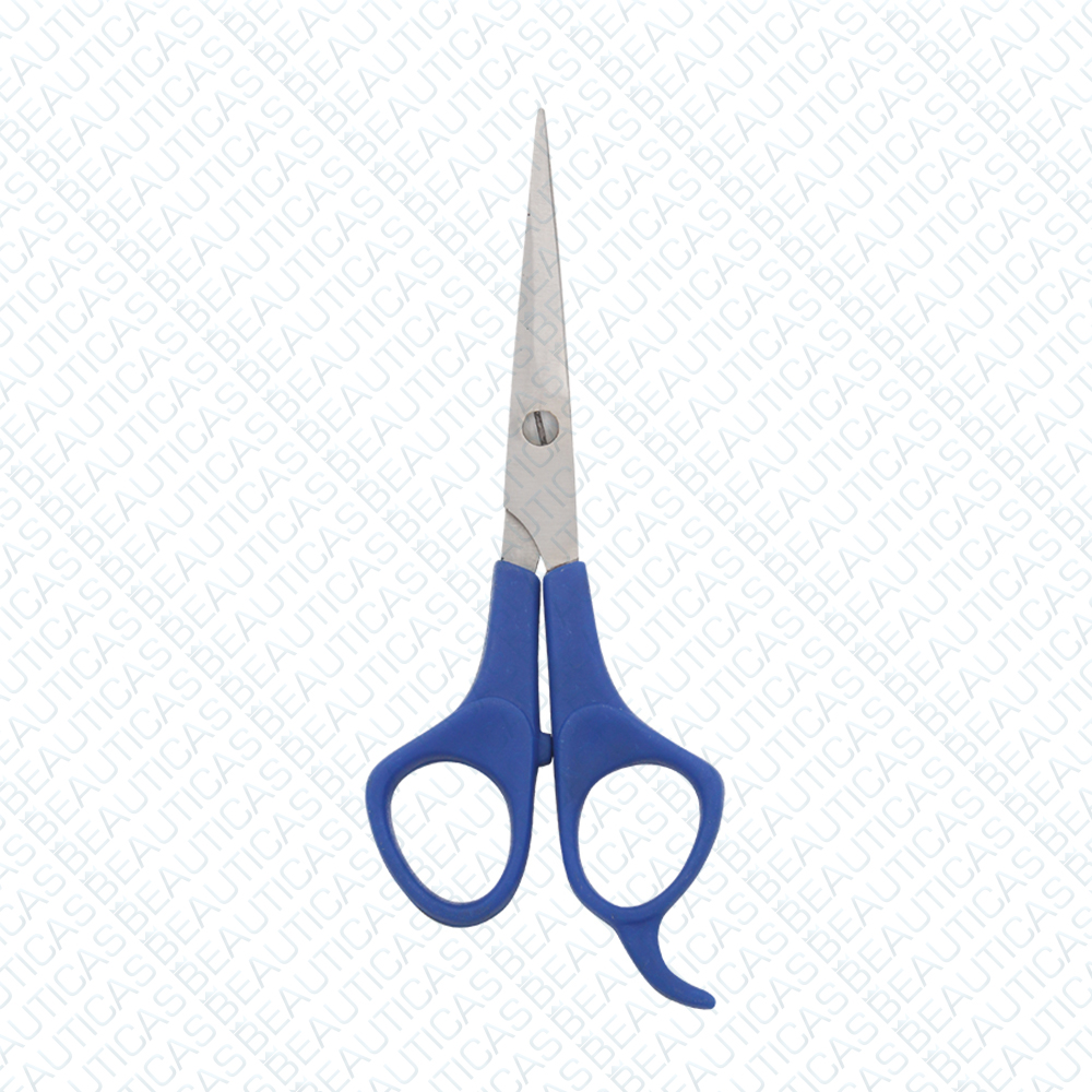 Barber Scissors with plastic handle one blade micro serrated