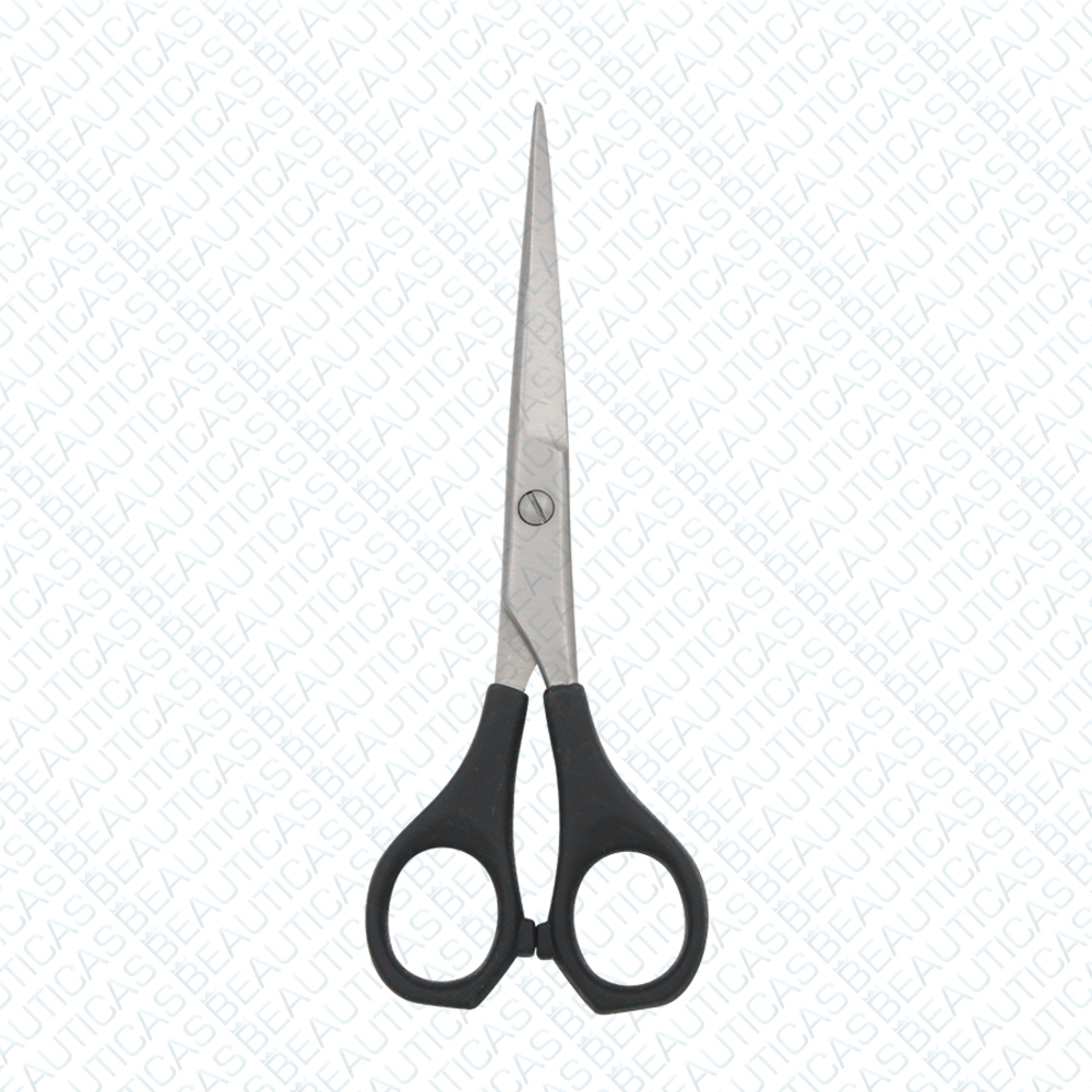 Barber Scissors with plastic handle one blade micro serrated  