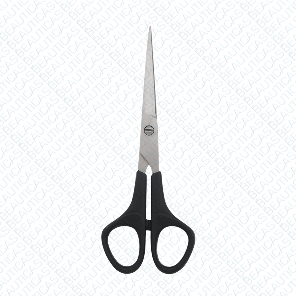 Barber Scissors with plastic handle one blade micro serrated